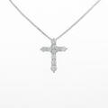 PT クロス ダイヤモンドネックレス