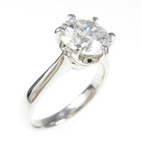 【リメイク】プラチナダイヤモンドリング 2．030ct・F・SI2・GOOD
