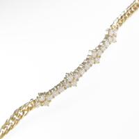 K18YG ダイヤモンドブレスレット