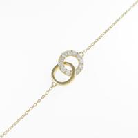 【リメイク】K18YG ダイヤモンドブレスレット