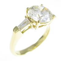 K18YG ダイヤモンドリング 2．068ct・K・SI1・EXCELLENT