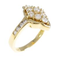 K18YG ダイヤモンドリング