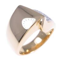 K18YG／PT パヴェ ダイヤモンドリング