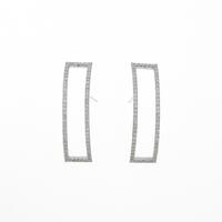 【新品】K18WG ダイヤモンドピアス