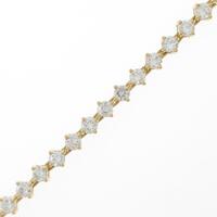 18KYG ダイヤモンドブレスレット