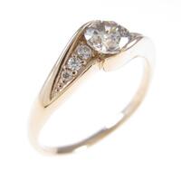 K18PG ダイヤモンドリング