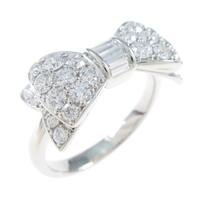 ギメル リボン ダイヤモンドリング