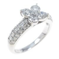 ポンテヴェキオ フラワー ダイヤモンドリング