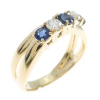 ミキモト サファイヤリング