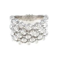 K18WG ダイヤモンドリング