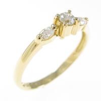 K18YG ダイヤモンドリング