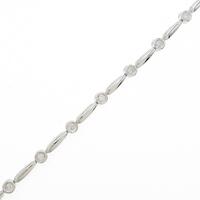 750WG ダイヤモンドブレスレット