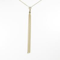 K18YG ダイヤモンドネックレス