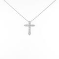 PT クロス ダイヤモンドネックレス
