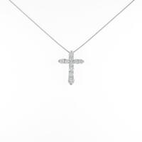 PT クロス ダイヤモンドネックレス