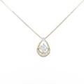 【新品】K18YG ダイヤモンドネックレス 0．229ct・G・VS1・GOOD
