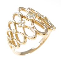 K18PG ダイヤモンドリング