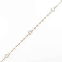 K18YG ダイヤモンドブレスレット