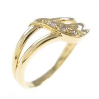 K18YG ダイヤモンドリング