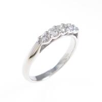 【リメイク】K18WG ダイヤモンドピンキーリング