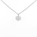 【リメイク】プラチナダイヤモンドネックレス 1．088ct・G・I1・VG
