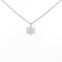 【リメイク】プラチナダイヤモンドネックレス 1．088ct・G・I1・VG