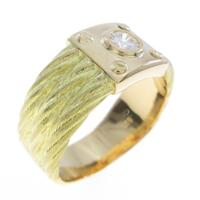 K18YG ダイヤモンドリング