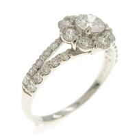 プラチナダイヤモンドリング 0．322ct・E・I1・VG