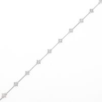 K18WG ダイヤモンドブレスレット