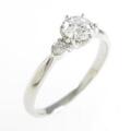 プラチナダイヤモンドリング 0．367ct・D・VVS1・3EXT H＆C
