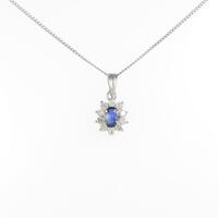 PT サファイヤネックレス