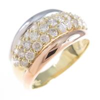 K18YG／PT／K18PG ダイヤモンドリング