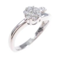 K18WG ダイヤモンドリング