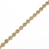 K18YG ダイヤモンドブレスレット