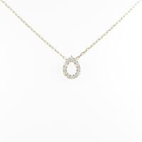 【リメイク】K18YG ドロップ ダイヤモンドネックレス