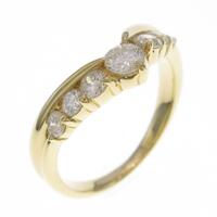 K18YG ダイヤモンドリング