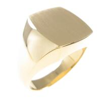 K18YG 印台 リング