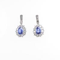 PT タンザナイトピアス