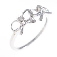 フォリフォリ リボン ダイヤモンドリング