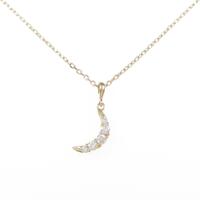 ミキモト ムーン ダイヤモンドネックレス