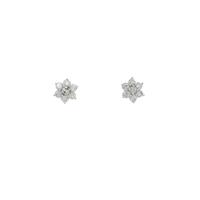 PT フラワー ダイヤモンドピアス