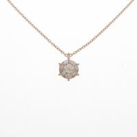 【リメイク】K18PG ダイヤモンドネックレス 1．340ct・FLB・SI1