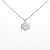 【リメイク】プラチナダイヤモンドネックレス 3．016ct・F・SI2・GOOD