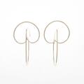 ヒロタカ フローティング フープ L ピアス
