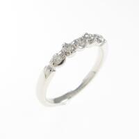 K10WG ダイヤモンド ピンキーリング