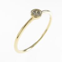 K10YG ソリティア ダイヤモンドリング