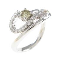 K18WG ダイヤモンドリング