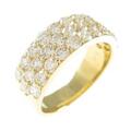 K18YG パヴェ ダイヤモンドリング