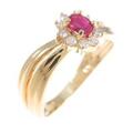 K18YG ルビーリング