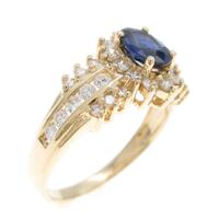 750YG サファイヤリング